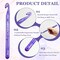12mm Large Crochet Hook for Chunky Yarn – Ergonomic Crochet Needle for Arthritic Hands – Large Plastic Crystal Smooth Hook for Super Bulky Yarn, Blankets & Rugs – High-Visibility DIY Crafting Tool